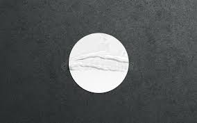 Download Blank White Round Adhesive Sticker Mockup On Black Textured Wall Stock Illustration Illustration Of Background Mocup 173595774