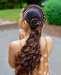 Part your hair on one side. 19 Cutest Hairstyles For Curly Hair Girls Little Girls Toddlers Kids