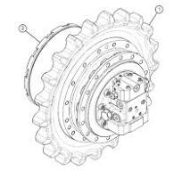 507-1117 DRIVE GP-FINAL -WITH MOTOR S/N GAC1-UP PART OF 509 ...