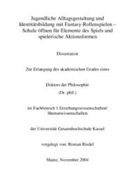 Germany has some cultural and natural treasures that seem to come straight out of a fairy tale. Jugendliche Alltagsgestaltung Und Identitatsbildung Mit Fantasy Rollenspielen Schule Offnen Fur Elemente Des Spiels Und S