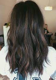 Dark Brunette With Subtle Low Light Bayalage Hair Styles Hair Highlights Long Hair Styles