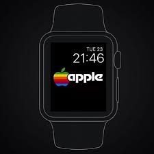 Pin By Keely Reichman On Apple In 2020 Apple Watch Custom Faces Vintage Apple Apple Logo