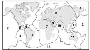Plăcile au o grosime de aproximativ 100 km (62 mi) și constau din două tipuri principale de material: Va Rog Sa Scrieti Fiecare Cum Se Numesc Placile Tectonice Din Imagine 1 13 Va Rog Dau Inima Brainly Ro