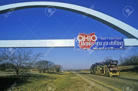 Ohio is proud of those serving our country, welcome to ohio, john r. Welcome To Ohio Sign Stock Photo Picture And Royalty Free Image Image 20476174