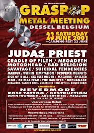 We hebben een moeilijke beslissing moeten nemen, vertelt peter van geel, organisator van graspop, op studio brussel. 2001 Graspop Metal Meeting 2021