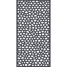 Panneau Treillis Pvc Ajoure Mosaic L 100 X H 200 Cm Gris Panneau Treillis Panneaux Decoratifs Treillis