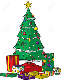 A Vector Cartoon Christmas Tree With Ornaments Lights And Presents Royalty Free Cliparts Vectors And Stock Illustration Image 16482314 Cartoon christmas trees pack free vector.