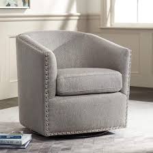 Fullerton Ii Light Gray Swivel Accent Chair 79h35 Lamps Plus Swivel Accent Chair Accent Chairs Modern Tub Chairs
