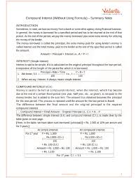 Icse Class 09 Maths Ch2 Compound Interest Without Using Formula Notes Part 1 Revision Notes Maths Tuition Mathematics