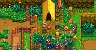 Decided To Improve Linus Place A Little Bit Stardewvalley Stardew Valley Layout Stardew Valley Stardew Valley Farms
