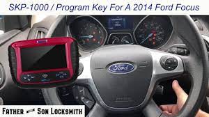 New keys and remotes for nearly every make on the road. Skp 1000 Program Key For A 2014 Ford Focus Youtube