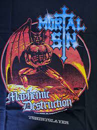 Mortal Sin Mayhemic Destruction shirt | TShirtSlayer TShirt and  BattleJacket Gallery