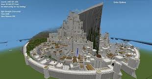 Home minecraft maps minecraft middle earth: Minas Tirith A Lord Of The Rings Build Map Azminecraft Info