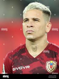 Lima, Peru. 21st Nov, 2023. Yeferson Sotelo of Venezuela during the FIFA  2024 World Cup qualifying round match between Peru and Venezuela played at  Nacional de Lima Stadium on November 21 in