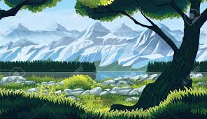 A High Quality Horizontal Seamless Background Of Landscape With Royalty Free Cliparts Vectors And Stock Illustration Image 104606807