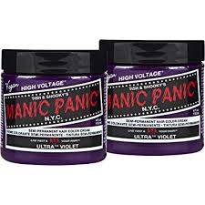 Open for more hey guys thank for watching!i decided to dye my hair purple for a change! Buy Manic Panic Ultra Violet Hair Dye Classic 2pk Online In Oman B01ipyhlfy