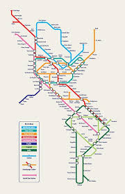 Americas Metro Map By Michael Tompsett Metro Map Metro Map Art Map