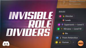 Creating Invisible Role Categories Dividers Discord Tutorial Updated Ui Version In Desc Youtube