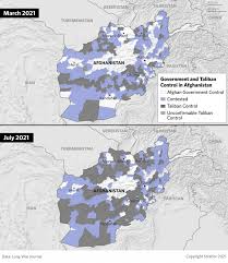 A german map showing the political status of afghanistan in the fall of 1996, just after the taliban conquered kabul political status of afghanistan in october 2001, just before the u.s invasion. In Afghanistan The Stage Is Set For Civil War