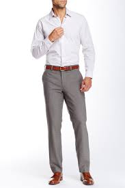 White Oxford Grey Trousers And Brown Dress Shoes A Classic Look For Any Occasion Mens Outfits Brown Shoes Men Grey Pants Brown Shoes