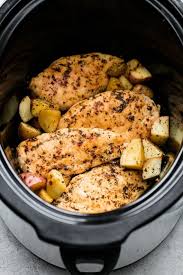 Slow Cooker Italian Chicken Potatoes Chicken Crockpot Recipes Crockpot Recipes Easy Recipes