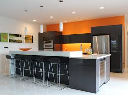 If you're looking for a complementary color for. Orange Paint Colors For Kitchens Pictures Ideas From Hgtv Hgtv