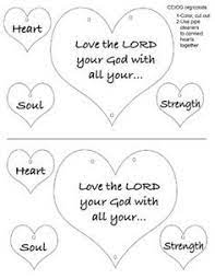 'love the lord your god with all your heart and with all your soul and with all your mind.' nasb 1995 and he said to him, 'you shall love the lord your god with all your heart, and with all your soul, and with all your mind.' Love God With All Your Heart Craft