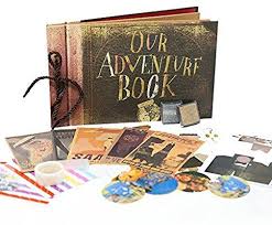 Amazon's choice for our adventure book. Amazon Com Our Adventure Book Up Pixar Movie Diy Scrapbook With Glue Dots Ink Pads Rhinestones Postcards Up Pixar Our Adventure Book Birthday Photo Album