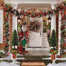While wreaths are the traditional front door decoration for the season, there are many other ways that you could dress up your entryway without hanging a wreath, and i've found several. 56 Stunning Christmas Front Door Decor Ideas