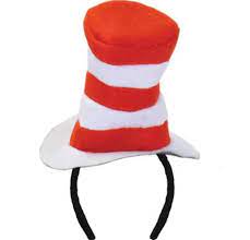 Mini Cat In The Hat Headband Party City Cat In The Hat Party Birthday Party Outfits Crazy Hats