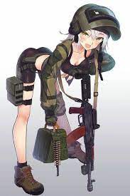 Pin On Military Anime Girls