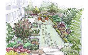 Garden Creation: How To Draw A Perspective Sketch | Drawntogarden