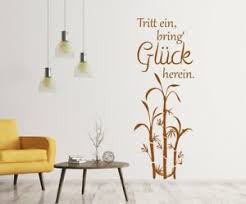 Das video zeigt küche mit wohnzimmer.um seinen traum von einem großen speisesaal zu realisieren ist immer noch durch die kombination der küche und. Wandtattoo Gluck Wandtatoo Wohnzimmer Spruche Bambus Flur A203 Ebay