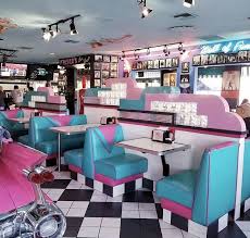 Pin By Marilyn Howes On Carhop Style Diner Aesthetic Retro Diner Diner Decor