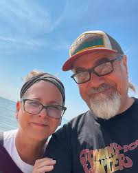 Married 31 years today to this Power Vixen. I can dig it all:) First photo  is from this summer and the second is from our honeymoon in New Orleans at  the @cafedumonde @