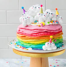 Kamu bisa membuat kue ulang tahun sendiri hanya dengan 2 bahan. 12 Ide Kreasi Kue Bernuansa Pelangi Cocok Buat Acara Ulang Tahun Anak