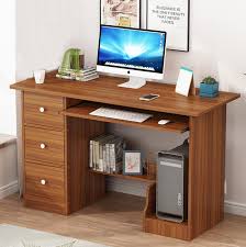 Desktop pc usually refers to a combination of monitor 20,000 taka: Eu Ru Free Shipping Home Office Desktop Computer Desk With Drawer Keyboard Tray Large Table Student Writing Table Work Furniture Buy At The Price Of 143 88 In Aliexpress Com Imall Com