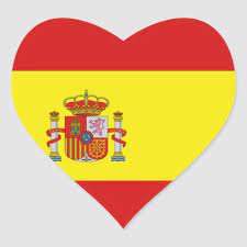 Spanien flagge spanisch fahne land fußball europa symbol nation international. Spanien Flaggen Herz Aufkleber Herz Aufkleber Zazzle De