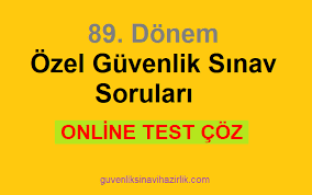 Özel güvenlik sınav sonuçları ile ilgili olarak 9 şubat 2020 tarihinde yapılan ögg sınavıyla ilgi sonuçları öğrenmek için aşağıdaki linke tıklayarak yapabilirsiniz. Ozel Guvenlik Sinav Sorulari