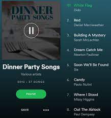 Top music in edm, pop & hiphop. Spotify Dinner Party Songs Electricfonduepot Com