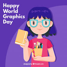 El festejo internacional es el 27 de abril, y recuerda cuando se constituyó, en 1966, el consejo internacional de. Diseno Para El Dia Mundial De Diseno Grafico Con Chica Vector Gratis