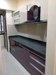Hi Gloss Modular Kitchen In Lodha Palava Lakeshore Greens Storage Cabinets Storage Modular