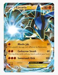 Lucario has a mega evolution these moves can only be learned in pokémon ultra sun & ultra moon by a previous evolution of lucario. Lucario Ex Card Gx Mega Pokemon Cards Hd Png Download Kindpng