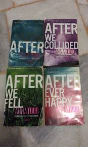 A sortable list in reading order and chronological order with publication date, genre, and rating. Complete After Series By Anna Todd Books Stationery Books On Carousell