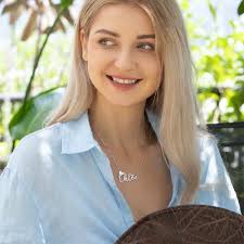 Personalized Name Necklace With Cowboy Hat, Custom Name Pendant,  Personalized Pendant, Western Fashion, Gift for Her, Cowboy Hat Necklace