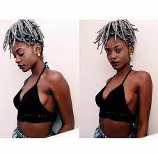Grey Bob Box Braids Sponsored By Grandma S Crochet Shop Cabelos Prateados Cabelo Penteados