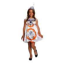 Star Wars The Force Awakens Deluxe Bb 8 Dress Child Costume 291974