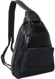 Amazon Com Bellino Leather Mini Backpack Black Clothing Shoes Jewelry