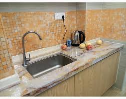 10meter Aluminum Foil Self Adhesive Mosaic Stickers Kitchen Anti Oil Wallpaper High Temperature Vinyl Kitchen Wallpaper Kitchen Wall Stickers Diy Wall Stickers