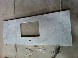 carrara white marble kitchen countertop
